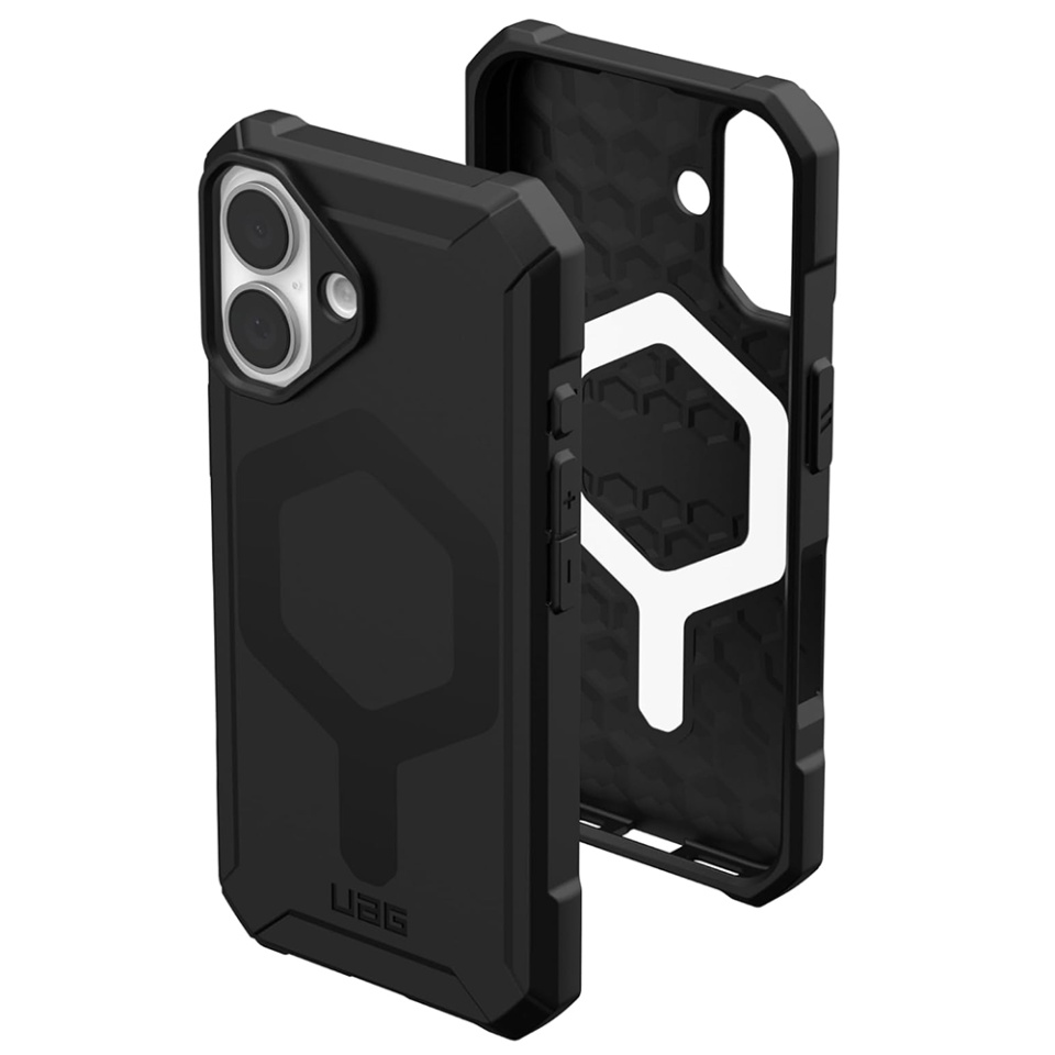Husa pentru iPhone 16, Essential Armor MagSafe, UAG - Negru