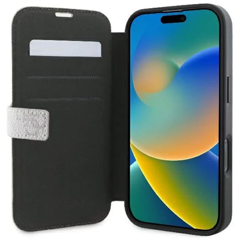 Husa pentru iPhone 16 Pro Max, Book, Guess - Roz - 1 | YEO
