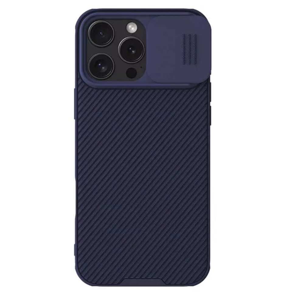 Husa pentru iPhone 16 Pro Max cu inel magnetic si protectie camera Nillkin CamShield - Mov - 3 | YEO