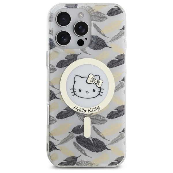Husa pentru iPhone 16 Pro Max, Hardcase IML, Hello Kitty - Alb - 1 | YEO