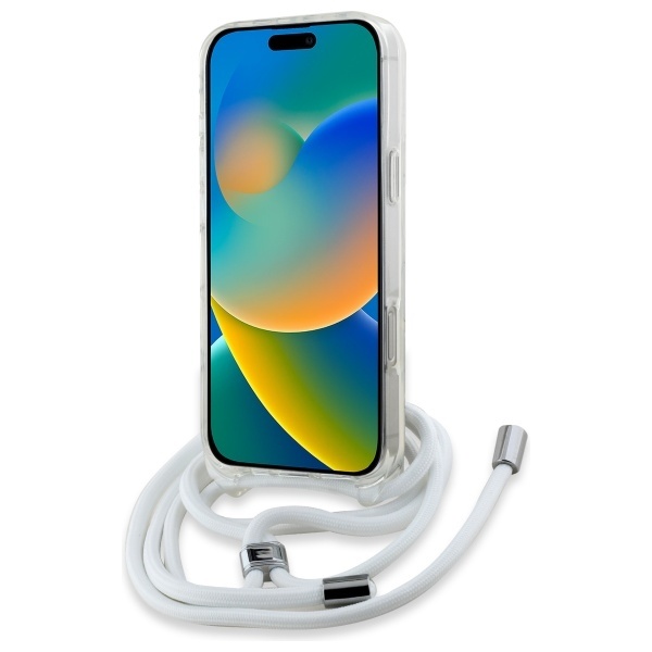 Husa pentru iPhone 16 Pro Max, Karl Lagerfeld, IML Crossbody MagSafe, Transparent Karl Head - 3 | YEO
