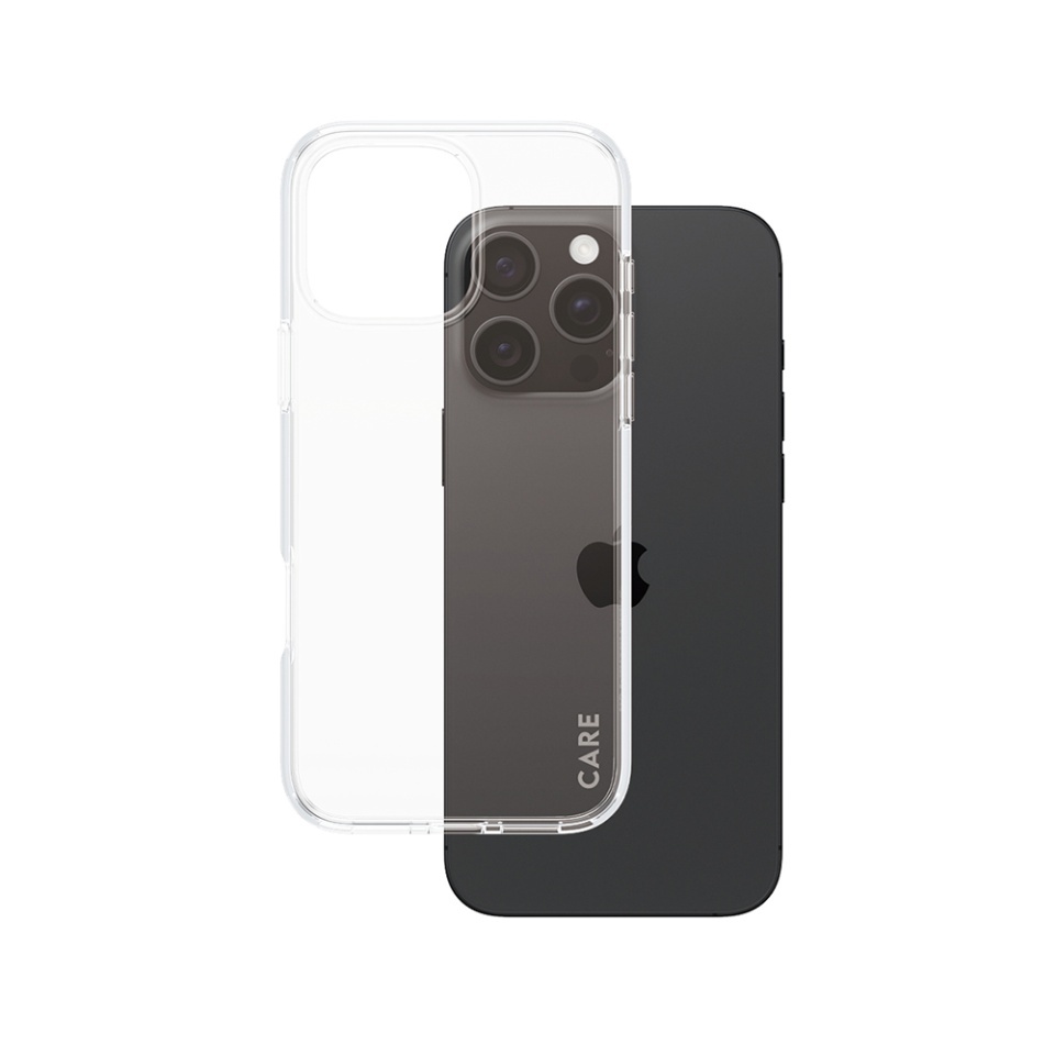 Husa pentru iPhone 16 Pro Max, PanzerGlass, CARE Flagship Urban Combat, Anti-Soc 4.8m, Anti-Ingalbenire, Design Slim, Compatibila MagSafe, Transparenta
