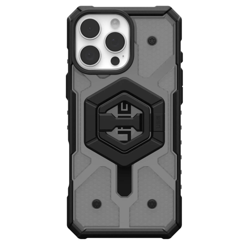 Husa pentru iPhone 16 Pro Max, Pathfinder Clear MagSafe, UAG - Cenusiu - 2 | YEO