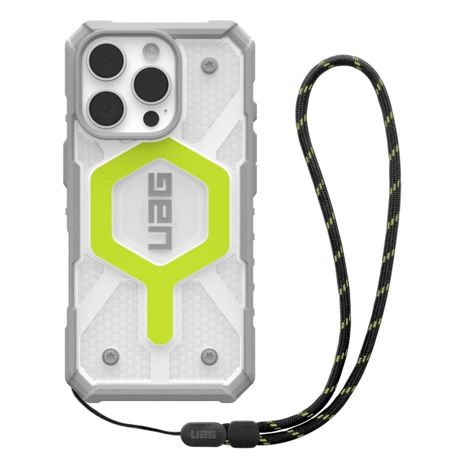 Husa pentru iPhone 16 Pro Max, Pathfinder Clear MagSafe, UAG - Galben
