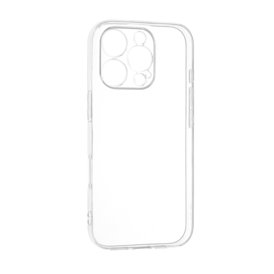 Husa pentru iPhone 16 Pro, SKYDDAR INNOVATION, ClearGuard, din silicon transparent, Transparenta, set cu sticker - 1 | YEO