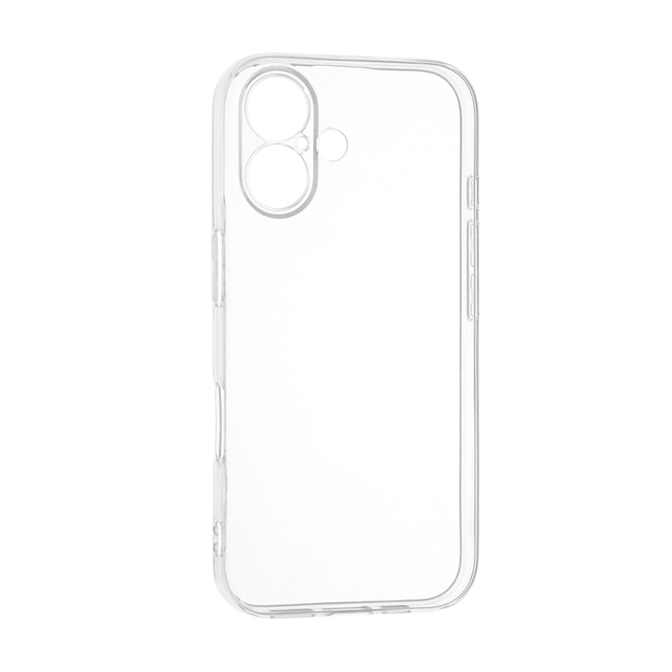Husa pentru iPhone 16, SKYDDAR INNOVATION, ClearGuard, din silicon transparent, Transparenta, set cu sticker - 1 | YEO