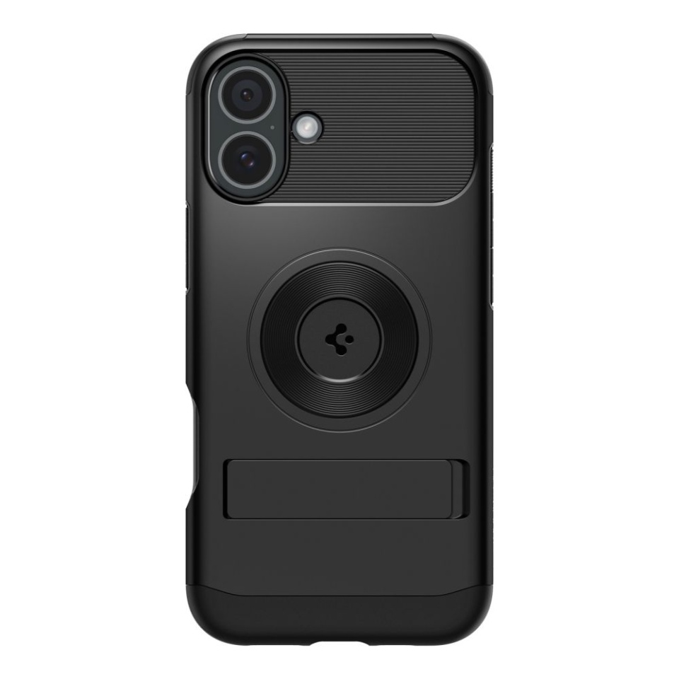 Husa pentru iPhone 16, Slim Armor MagSafe, Spigen - Negru - 3 | YEO