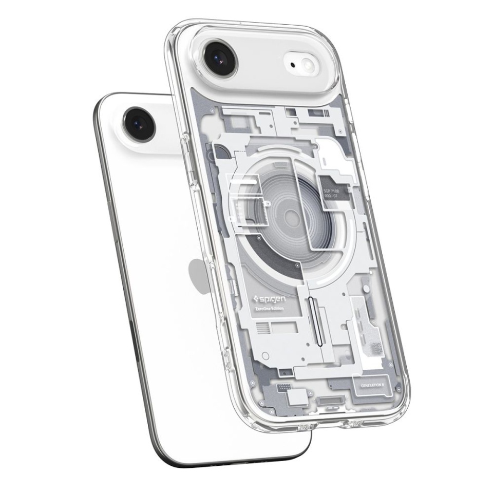 Husa pentru iPhone 17 Air, Spigen Ultra Hybrid Zero One - Alb - 3 | YEO