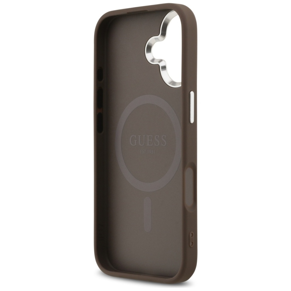 Husa pentru iPhone 17, Hardcase 4G Classic Logo MagSafe, Maro - 3 | YEO