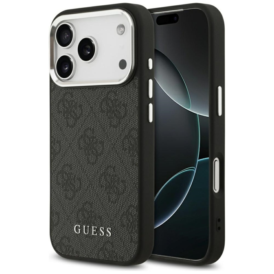 Husa pentru iPhone 17 Pro, Hardcase 4G Classic Logo MagSafe, Negru