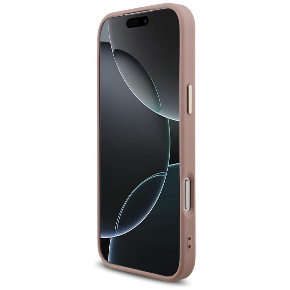 Husa pentru iPhone 17 Pro Max, Glitter Fixed Big 4G, Protectie Slim, Guess, Roz - 3 | YEO