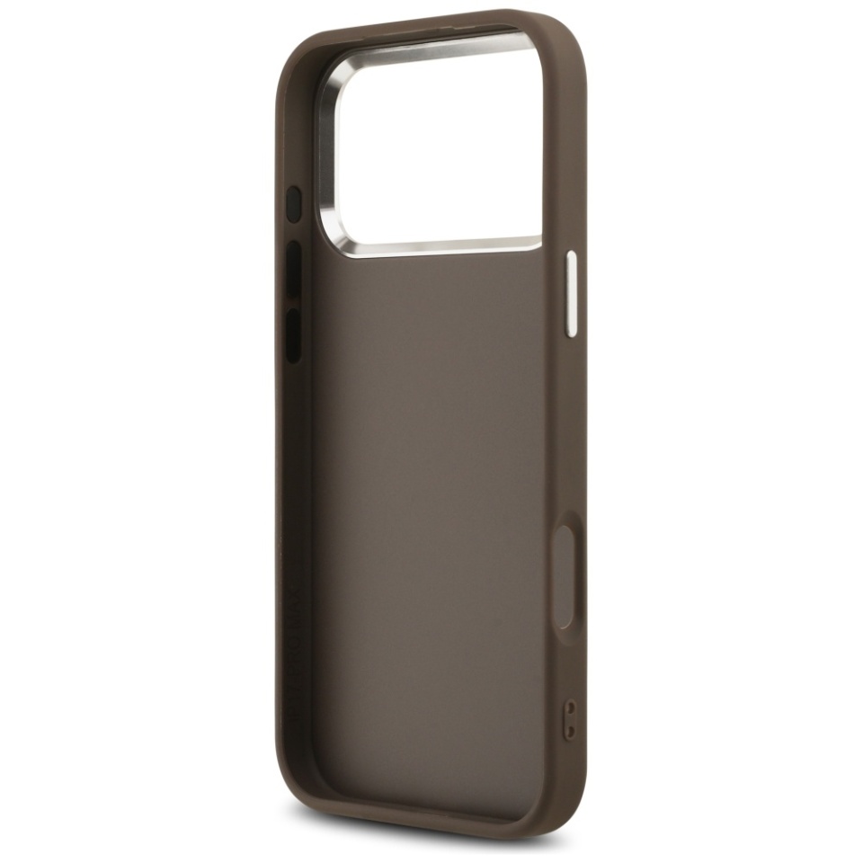 Husa pentru iPhone 17 Pro Max, Guess Big 4G Logo Classic Logo, Maro - 3 | YEO
