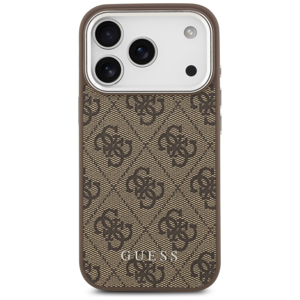 Husa pentru iPhone 17 Pro Max, Hardcase 4G Classic Logo MagSafe, Maro - 1 | YEO
