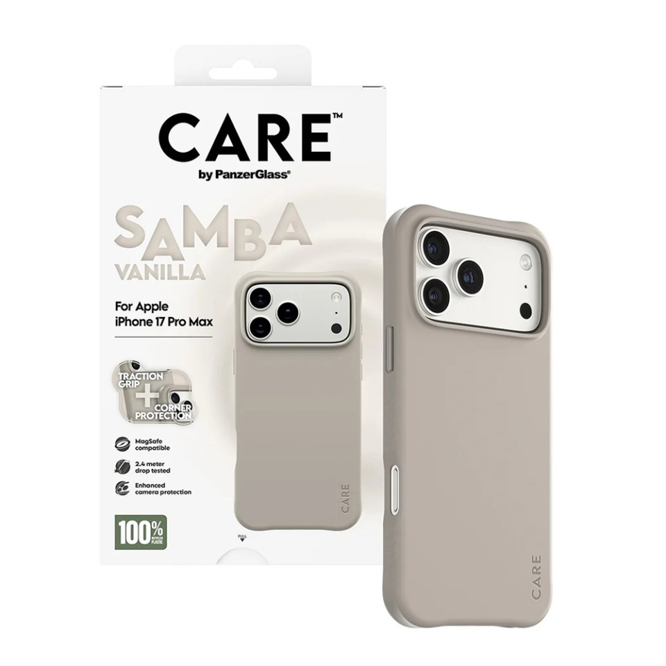 Husa pentru iPhone 17 Pro Max, PanzerGlass, CARE Fashionable Case, Silicon Soft Touch Slim Eco-Friendly cu Protectie Avansata si Compatibilitate Wireless, Antialunecare, Antiamprenta, Maro - 8