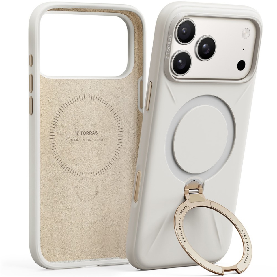 Husa pentru iPhone 17 Pro Max, Torras QPRO Silicone, Alb - 1 | YEO