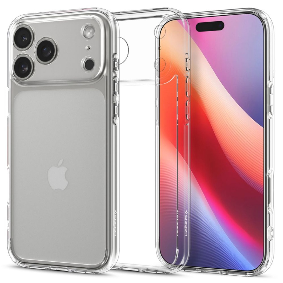 Husa pentru iPhone 17 Pro Max, Ultra Hybrid T MagSafe, Spigen, Transparenta
