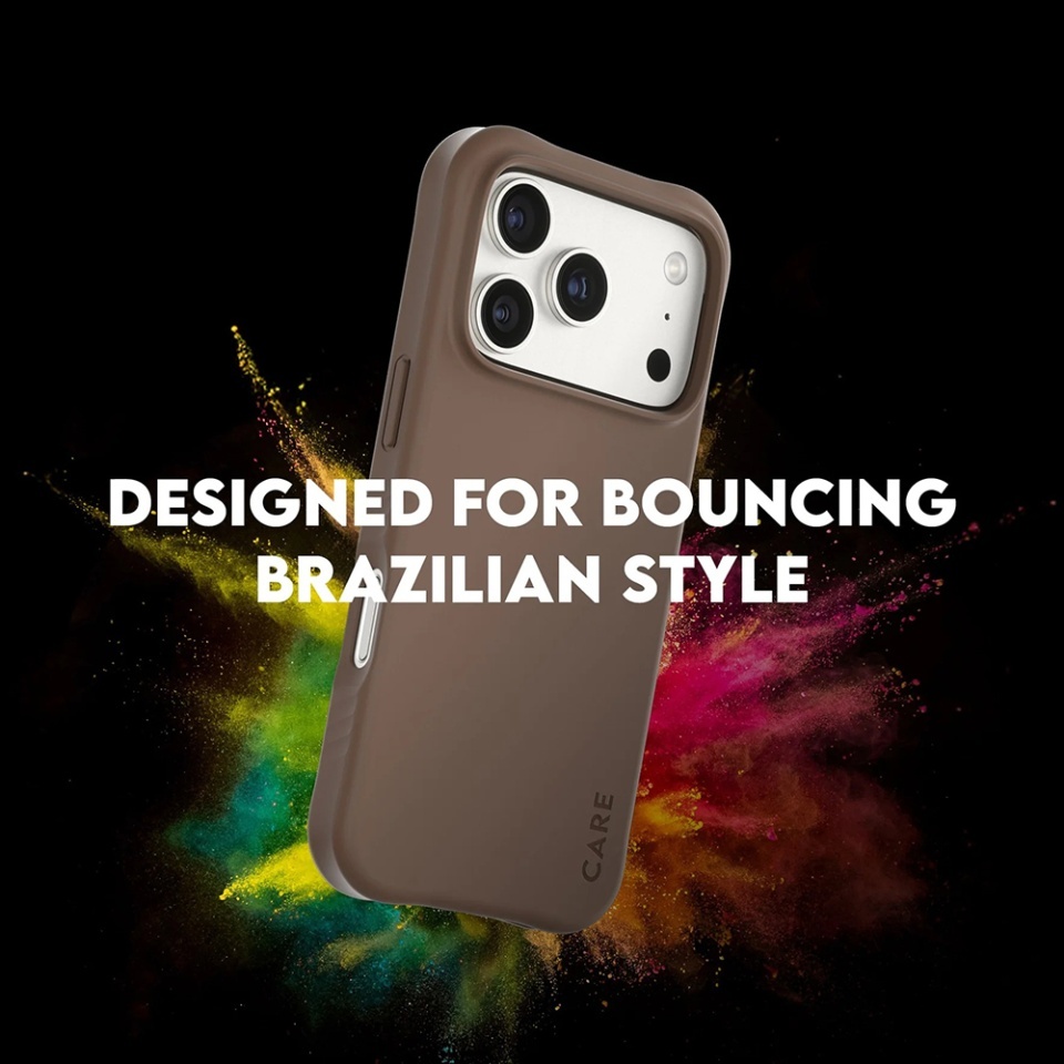 Husa pentru iPhone 17 Pro, PanzerGlass, CARE Fashionable Case, Silicon Soft Touch Slim Eco-Friendly cu Protectie Avansata si Compatibilitate Wireless, Antialunecare, Antiamprenta, Maro - 3 | YEO
