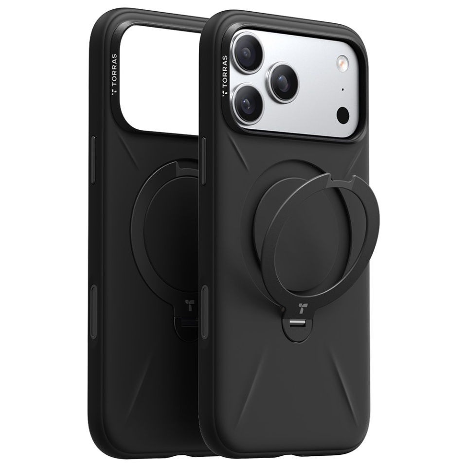Husa pentru iPhone 17 Pro, Torras QPRO Silicone, Negru