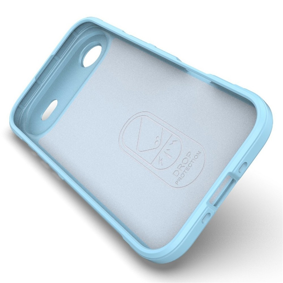 Husa pentru iPhone Air, SKYDDAR INNOVATION, Magic Shield, din Silicon Mat, set cu sticker, Mov - 3 | YEO