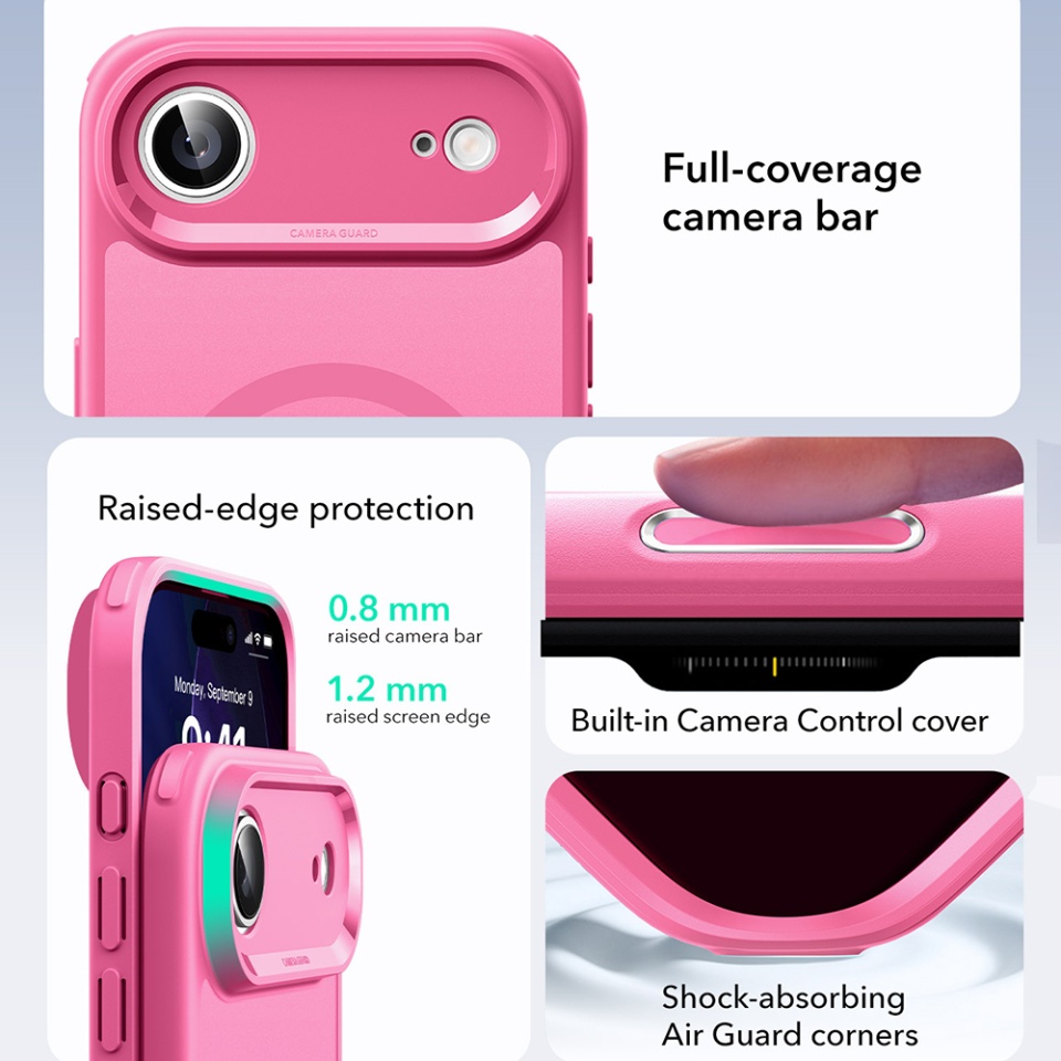 Husa pentru iPhone Air, slim, ESR Classic Hybrid HaloLock, Mov - 1 | YEO