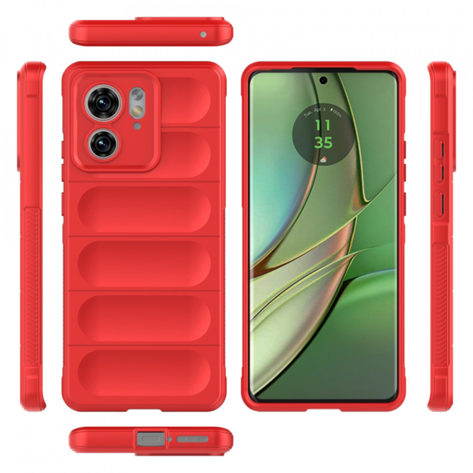 Husa pentru Motorola Edge 40 / Edge (2023) eleganta, din silicon mat, SKDR Vogue - Negru - 1 | YEO