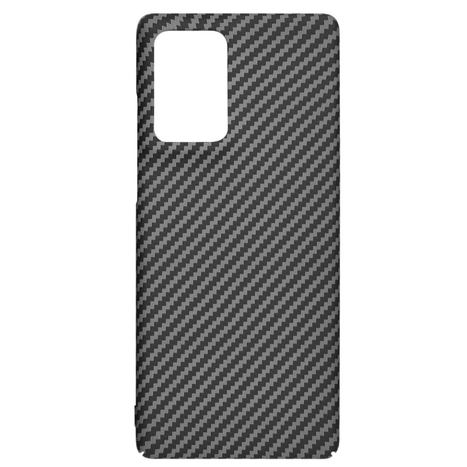 Husa pentru Motorola Edge 50 Fusion, SKYDDAR INNOVATION, textura carbon, Carbonite FiberShell, set cu sticker, Negru, - 3 | YEO