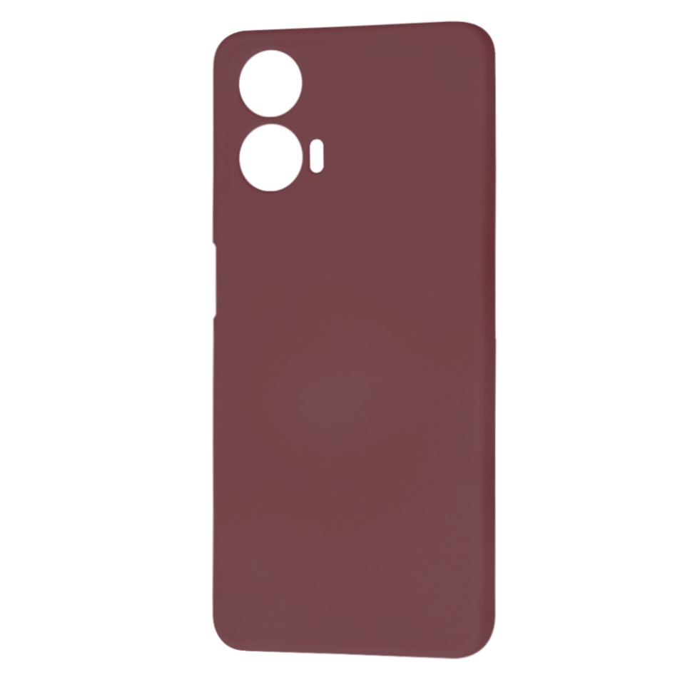 Husa pentru Motorola Moto G24 Power din Silicon Catifelat, Protectie Premium, Skyddar SoftElegance - Bordo - 1 | YEO