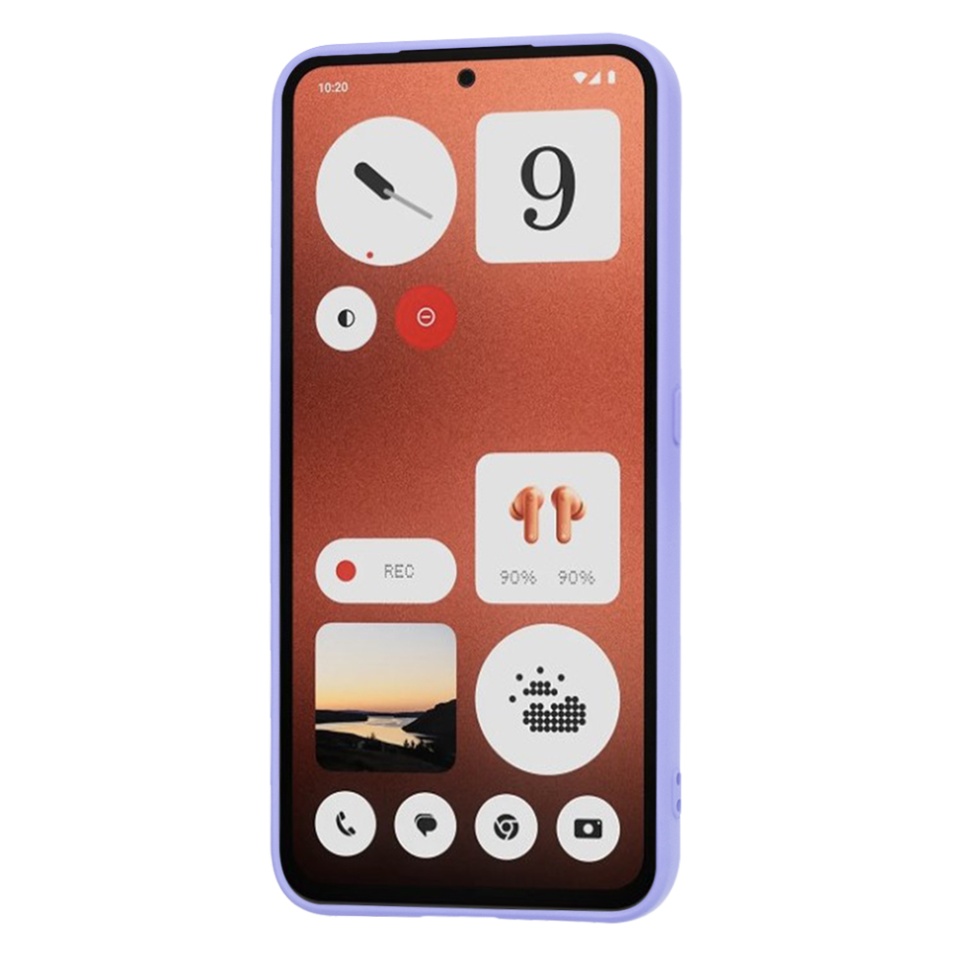 Husa pentru Nothing CMF Phone 1 din Silicon Catifelat, Protectie Premium, Skyddar SoftElegance - Violet - 1 | YEO