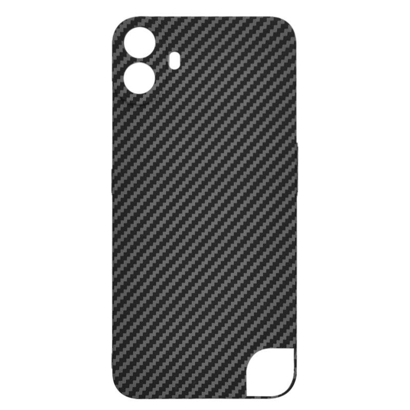 Husa pentru Nothing CMF Phone 1, Finisaj Premium cu Textura de Carbon, Design Elegant, SKDR CarbonFlex - Negru - 2 | YEO