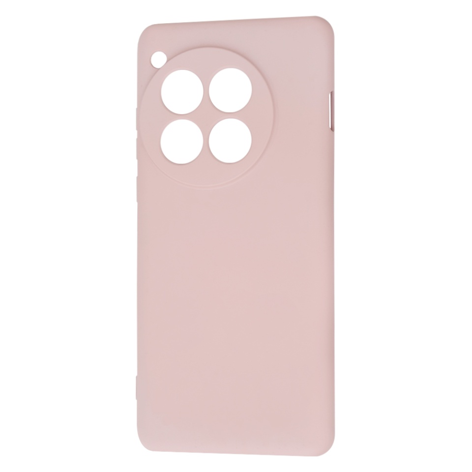 Husa pentru OnePlus 12 din Silicon Catifelat, Protectie Premium, Skyddar SoftElegance - Roz pudra - 1 | YEO