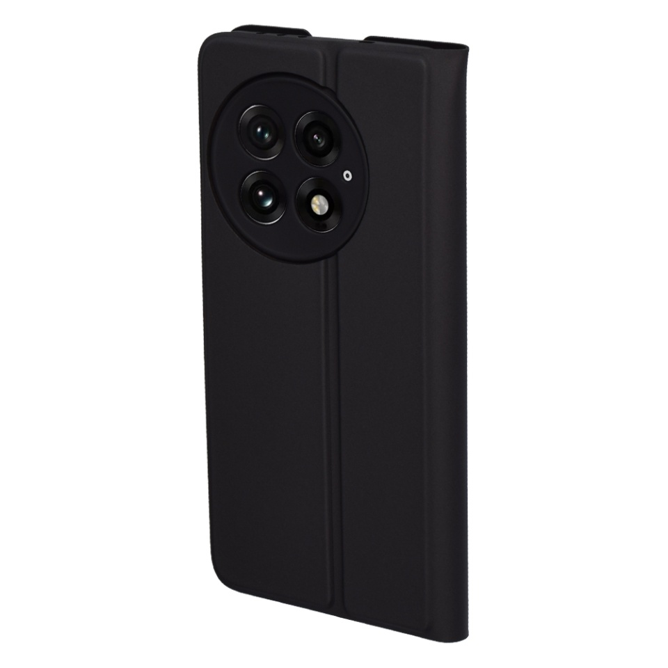 Husa pentru OnePlus 13, SKYDDAR INNOVATION, Magskin Book, tip Carte cu Portofel Interior, set cu sticker, Negru - 2 | YEO