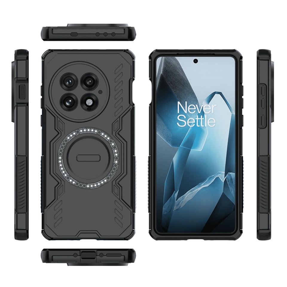 Husa pentru OnePlus 13, SKYDDAR INOVATION, ArmorMag, Magsafe, set cu sticker, Negru - 2 | YEO