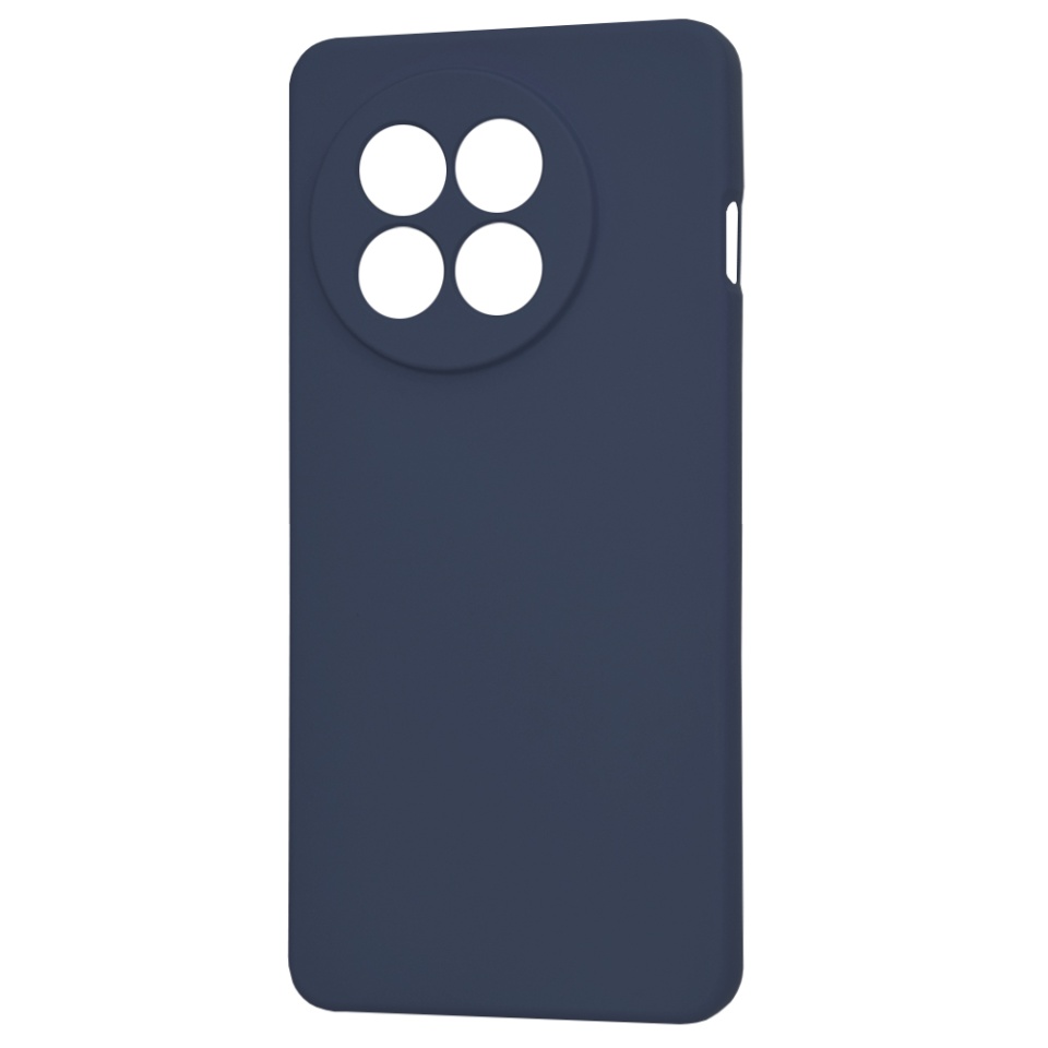 Husa pentru OnePlus 13R, SKYDDAR INNOVATION, SoftElegance din Silicon Catifelat, set cu sticker, Bleumarin - 3 | YEO