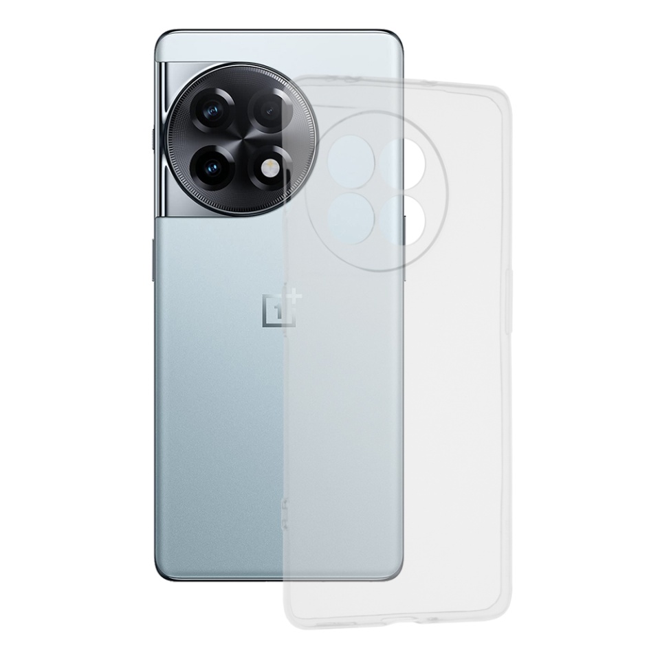 Husa pentru OnePlus Ace 2 / 11R din silicon transparent, SKDR ClearGuard - Transparent