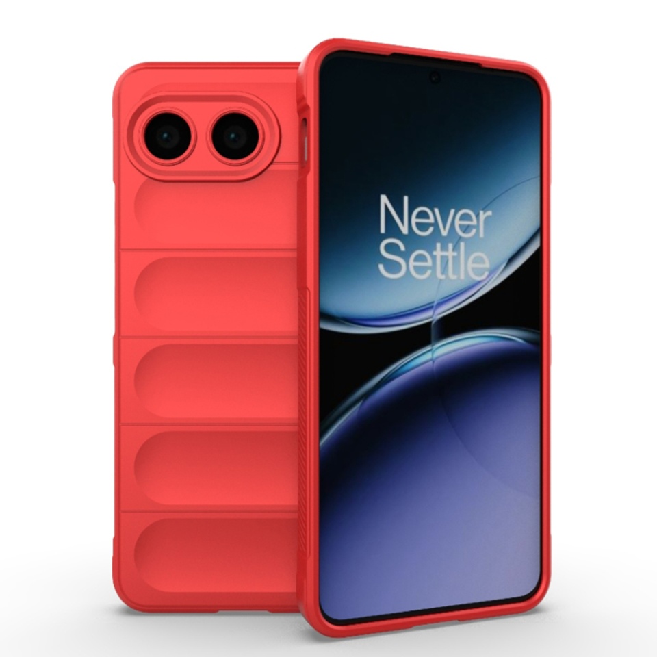 Husa pentru OnePlus Nord 4 eleganta, din silicon mat, SKDR Vogue - Rosu