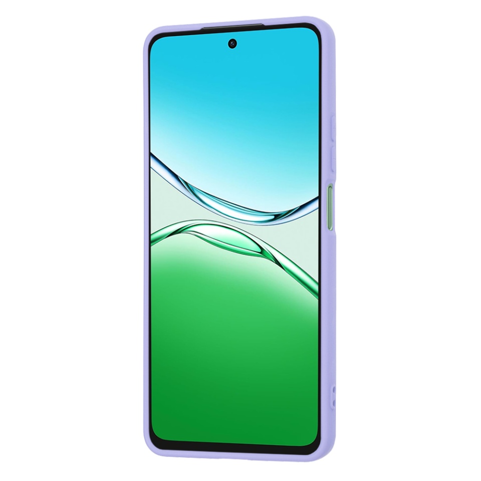 Husa pentru Oppo A5 Pro 5G / A5 Pro 4G, SKYDDAR INNOVATION, din Silicon Catifelat, SoftElegance , Violet, set cu sticker - 1 | YEO