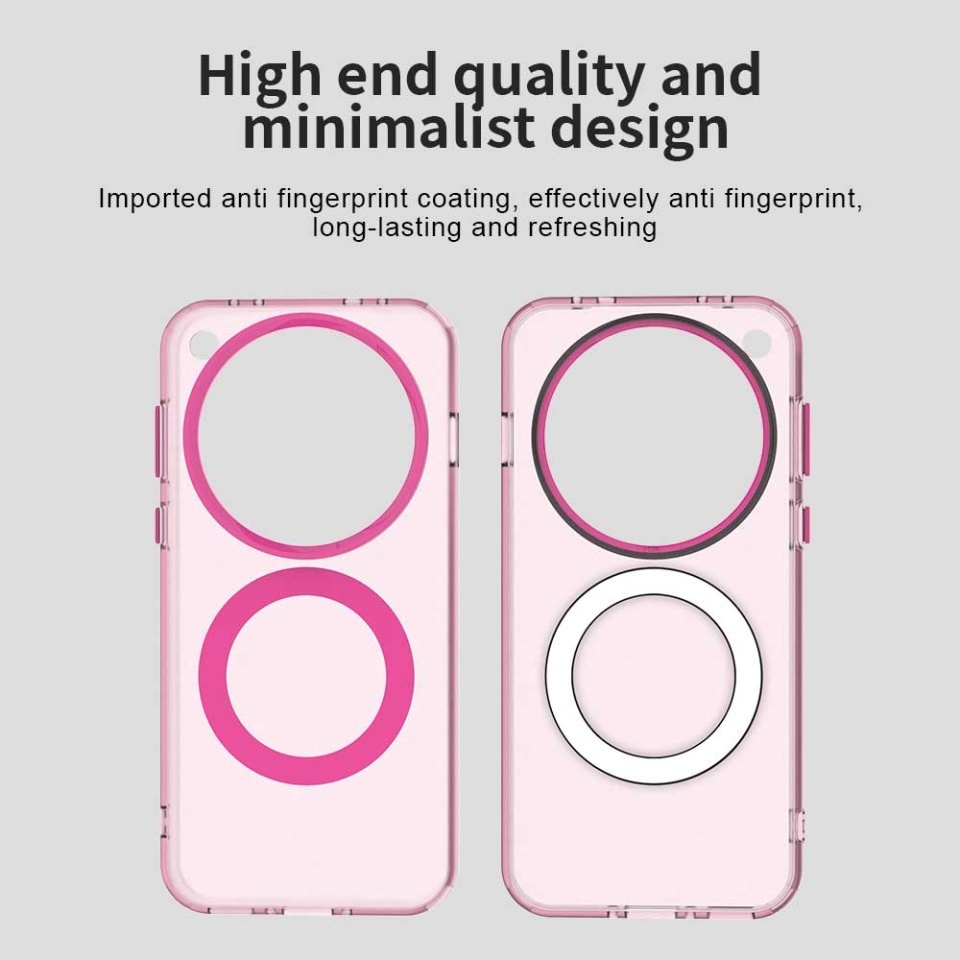 Husa pentru Oppo Find X8 Pro, SKYDDAR INOVATION, CandyCase, Magsafe, set cu sticker, Roz - 2 | YEO
