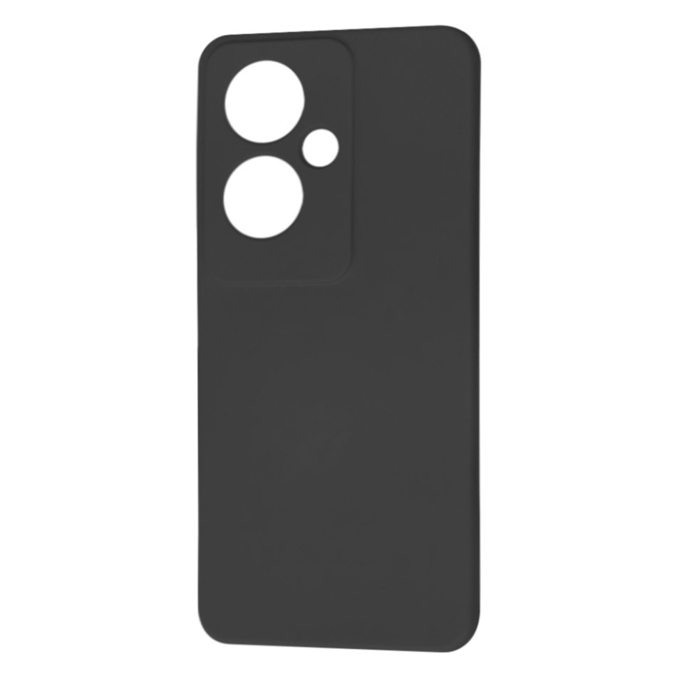 Husa pentru Oppo Reno11 F din Silicon Catifelat, Protectie Premium, Skyddar SoftElegance - Negru - 1 | YEO