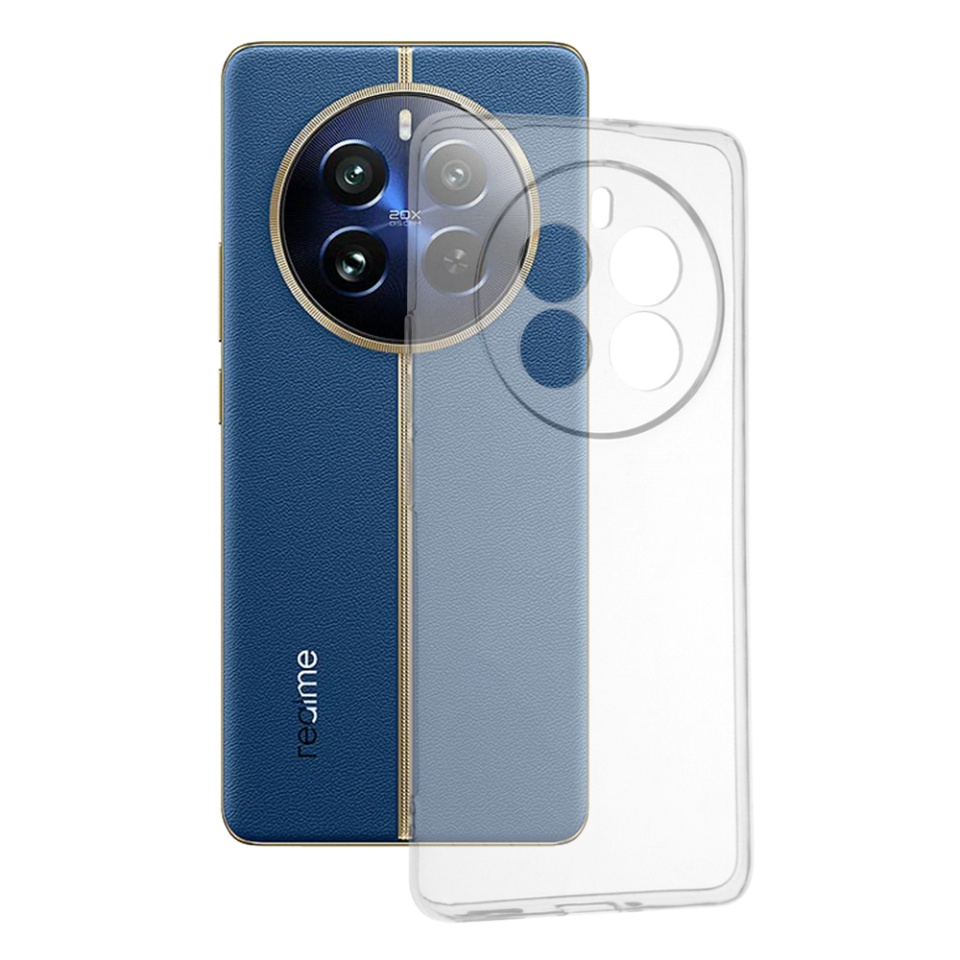 Husa pentru Realme 12 Pro / 12 Pro+ din silicon transparent, SKDR ClearGuard - Transparent
