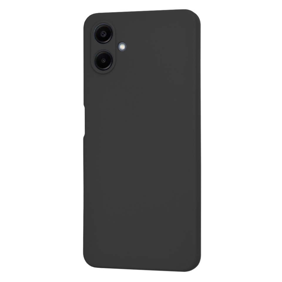 Husa pentru Samsung Galaxy A06 din Silicon Catifelat, Protectie Premium, Skyddar SoftElegance - Negru - 2 | YEO