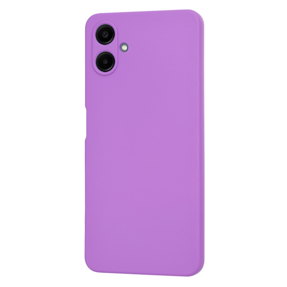 Husa pentru Samsung Galaxy A06 din Silicon Catifelat, Protectie Premium, Skyddar SoftElegance - Mov - 2 | YEO