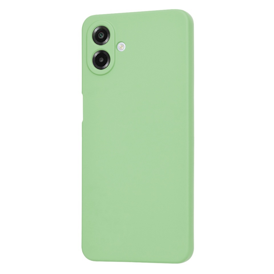 Husa pentru Samsung Galaxy A07 4G, SKYDDAR INNOVATION, din Silicon Catifelat, SoftElegance, set cu sticker, Verde deschis - 1 | YEO