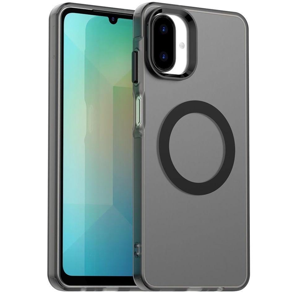 Husa pentru Samsung Galaxy A07 4G, SKYDDAR INOVATION, CandyCase, Magsafe, set cu sticker, Negru