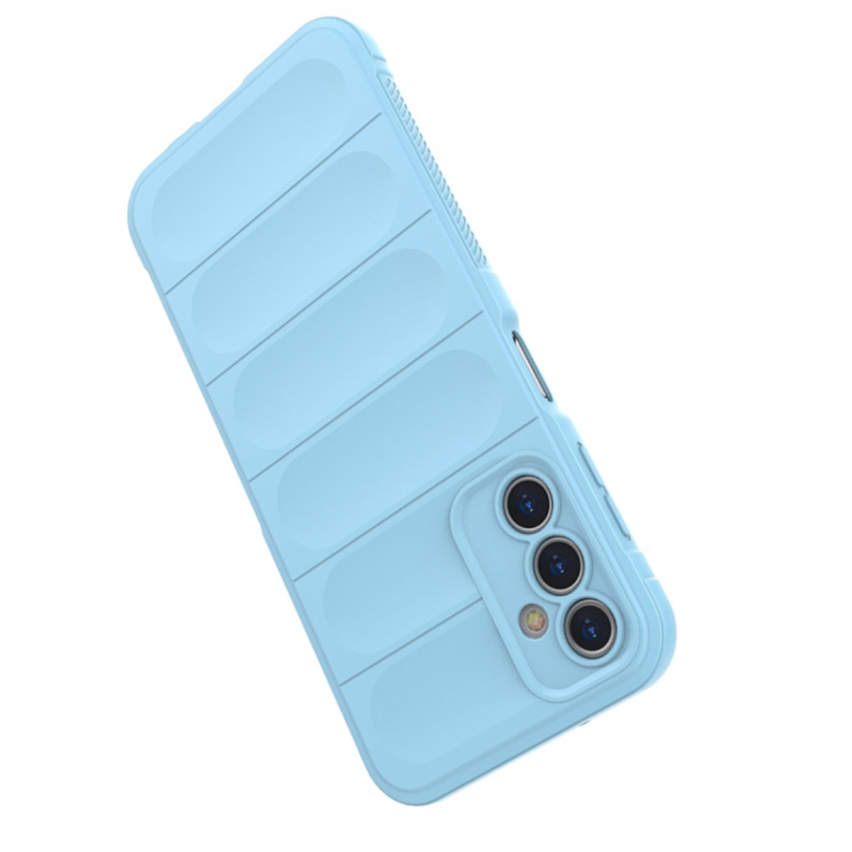 Husa pentru Samsung Galaxy A14 5G / Galaxy A14 4G eleganta, din silicon mat, SKDR Vogue - Negru - 3 | YEO