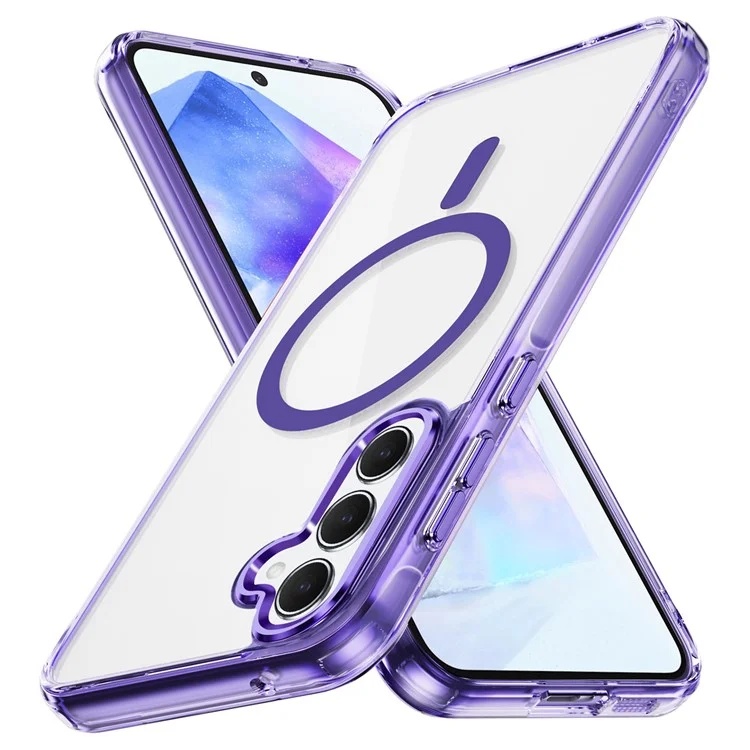 Husa pentru Samsung Galaxy A15 4G / Galaxy A15 5G cu Magsafe integrat, SKYDDAR Luxury Shield - Mov - 1 | YEO