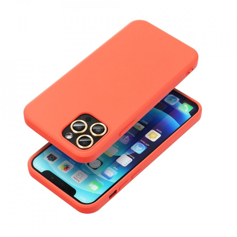 Husa pentru Samsung Galaxy A15 5G silicon, Skyddar Mat - Peach