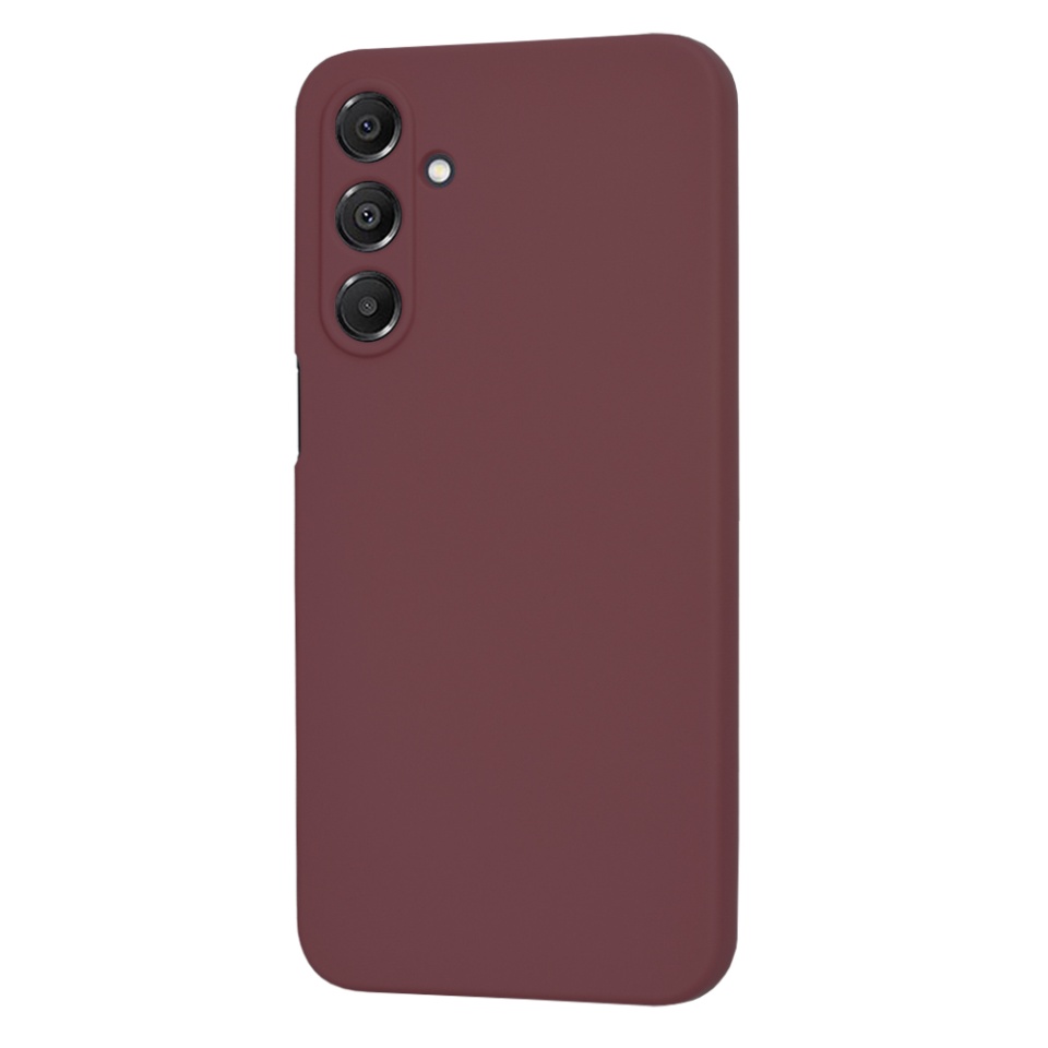 Husa pentru Samsung Galaxy A16 4G / Galaxy A16 5G din Silicon Catifelat, Protectie Premium, Skyddar SoftElegance Magsafe - Bordo - 1 | YEO