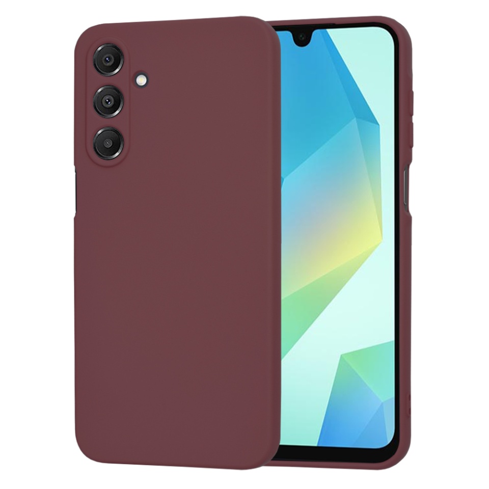 Husa pentru Samsung Galaxy A16 4G / Galaxy A16 5G din Silicon Catifelat, Protectie Premium, Skyddar SoftElegance - Bordo - 9
