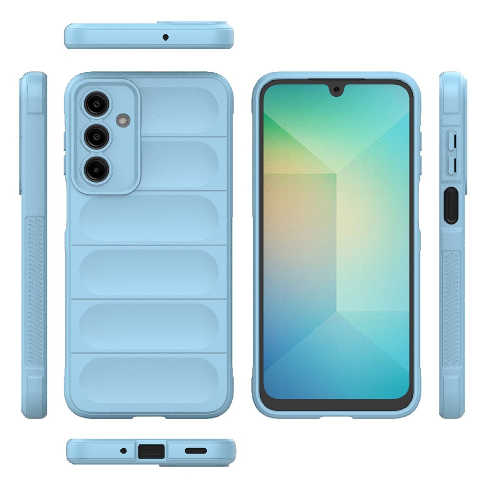 Husa pentru Samsung Galaxy A16 4G / Galaxy A16 5G eleganta, din silicon mat, SKDR Vogue - Bleu - 1 | YEO