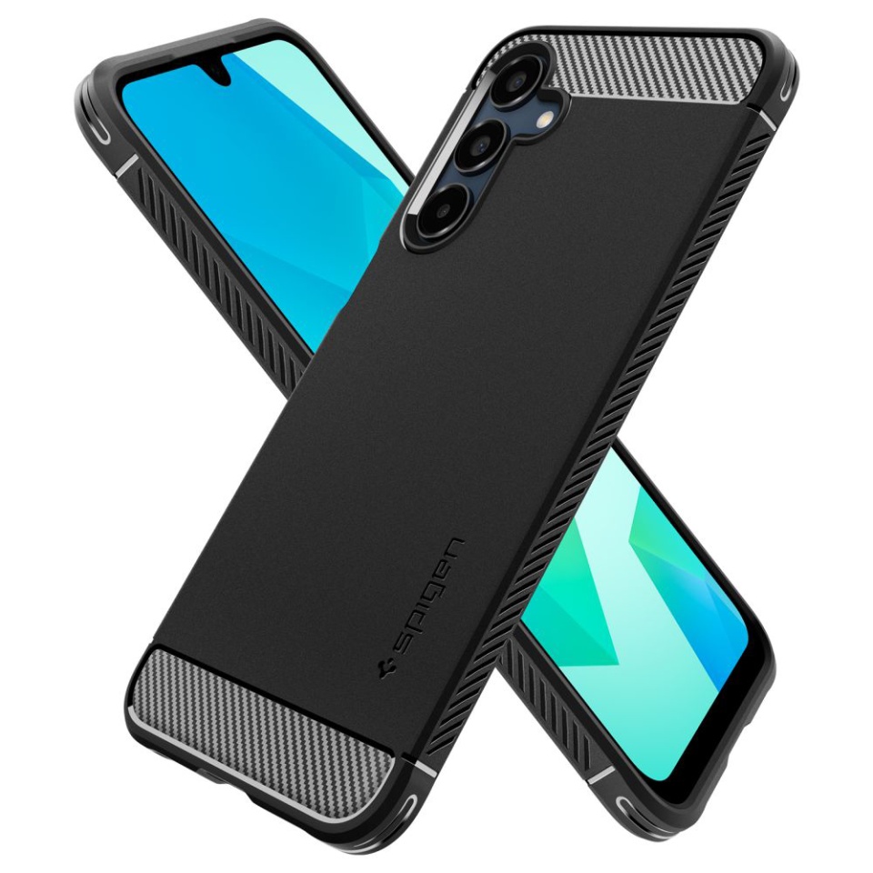 Husa pentru Samsung Galaxy A16 4G / Galaxy A16 5G, Spigen Rugged Armor - Negru - 1 | YEO